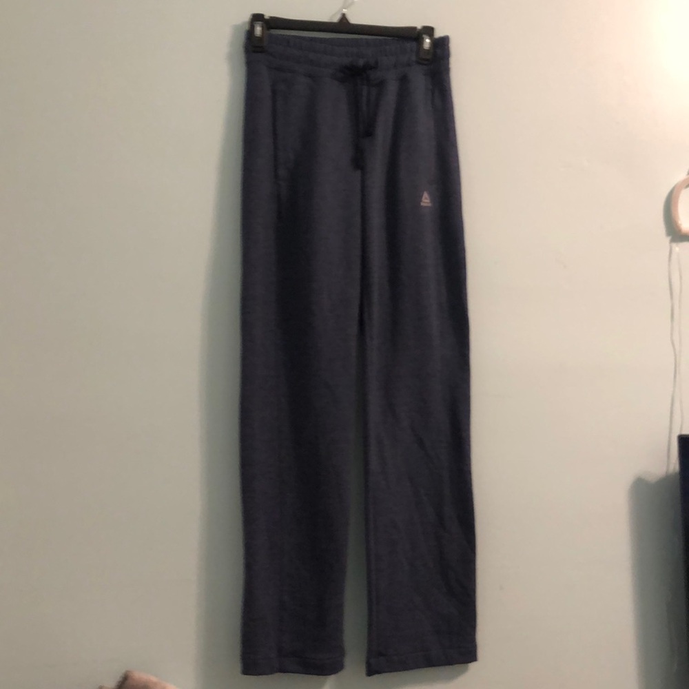 blue reebok sweatpants